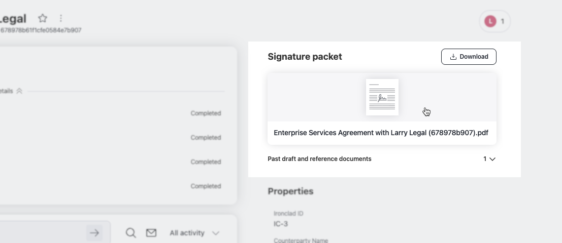 Edit a Record’s Documents and Properties (Metadata) – Ironclad